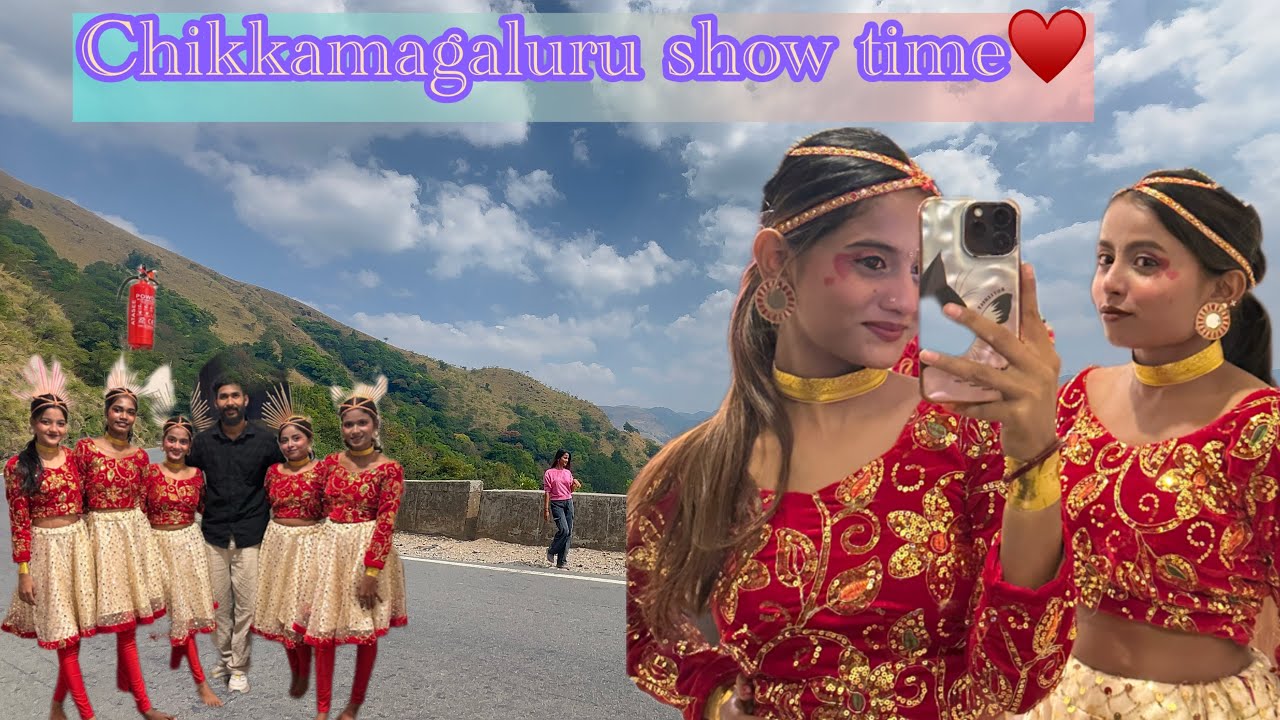 chikkamagaluru show time | ನಾನು  vomiting  ಮಾಡ್ಕೊಂಡೆ 😟 | long travel day