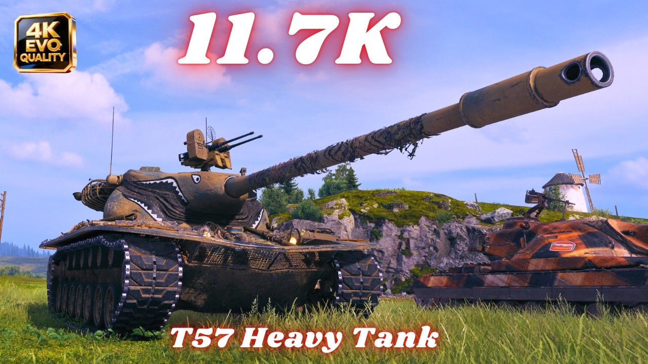 T57 Heavy Tank  11.7K Damage 8 Kills World of Tanks #wot