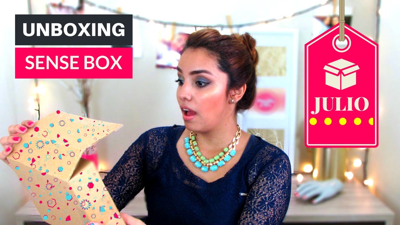 SENSE BOX JULIO | UNBOXING - Marcela Lince