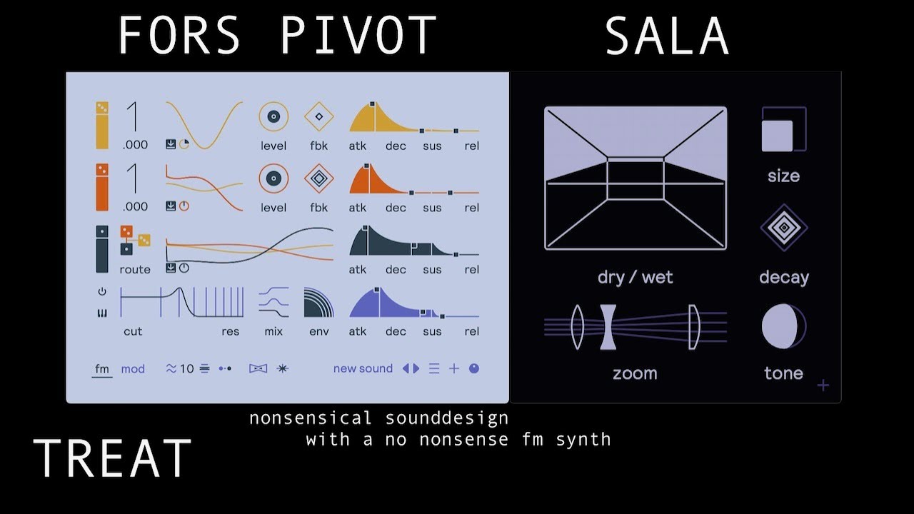 Treat x FORS PIVOT - nonsensical sound design with a no nonsense fm synth