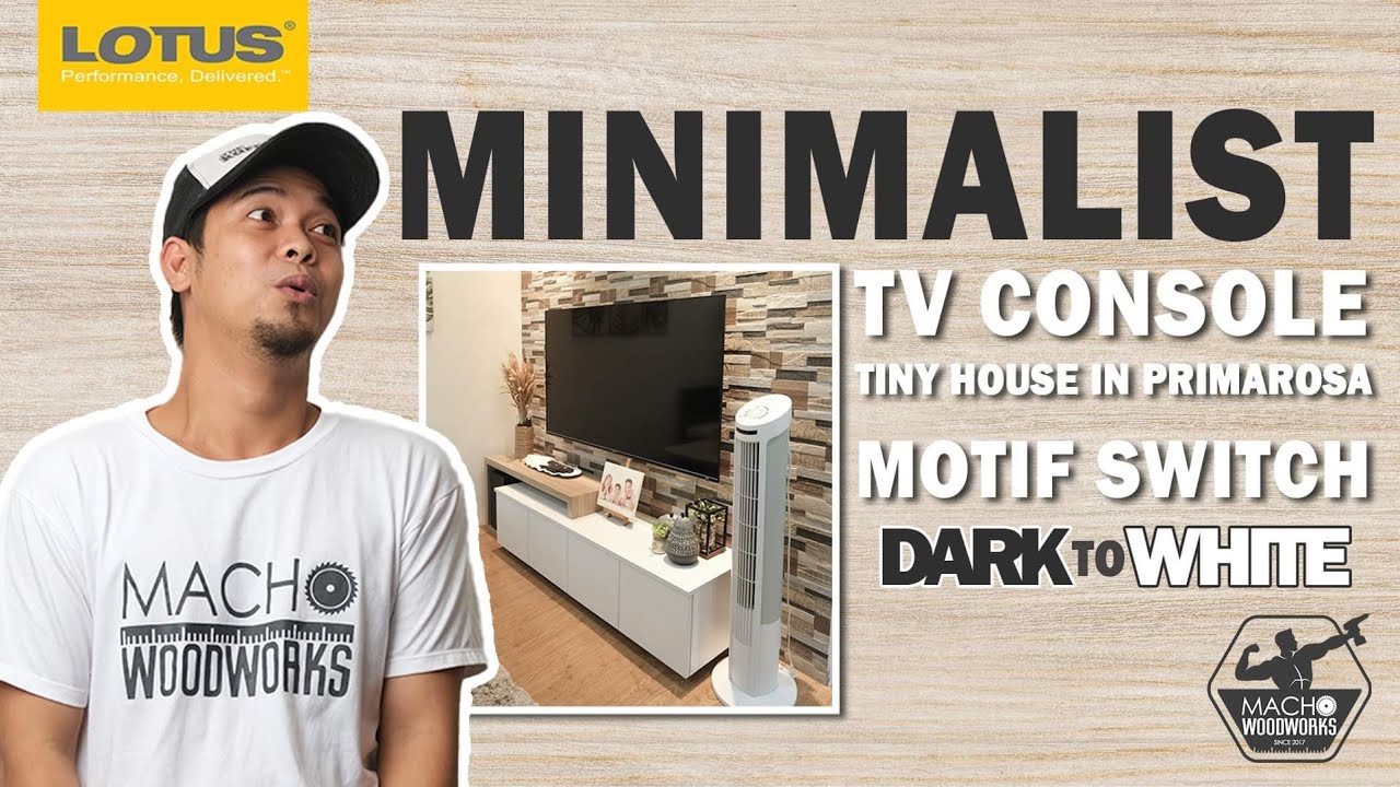 MINIMALIST TV CONSOLE | entertainment area decor | TV rack