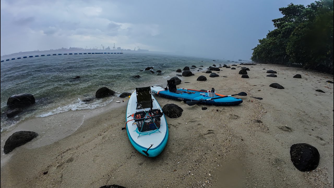 EP 16: Soaked but Steady /\ Heavy Rain Paddle Fishing Adventure