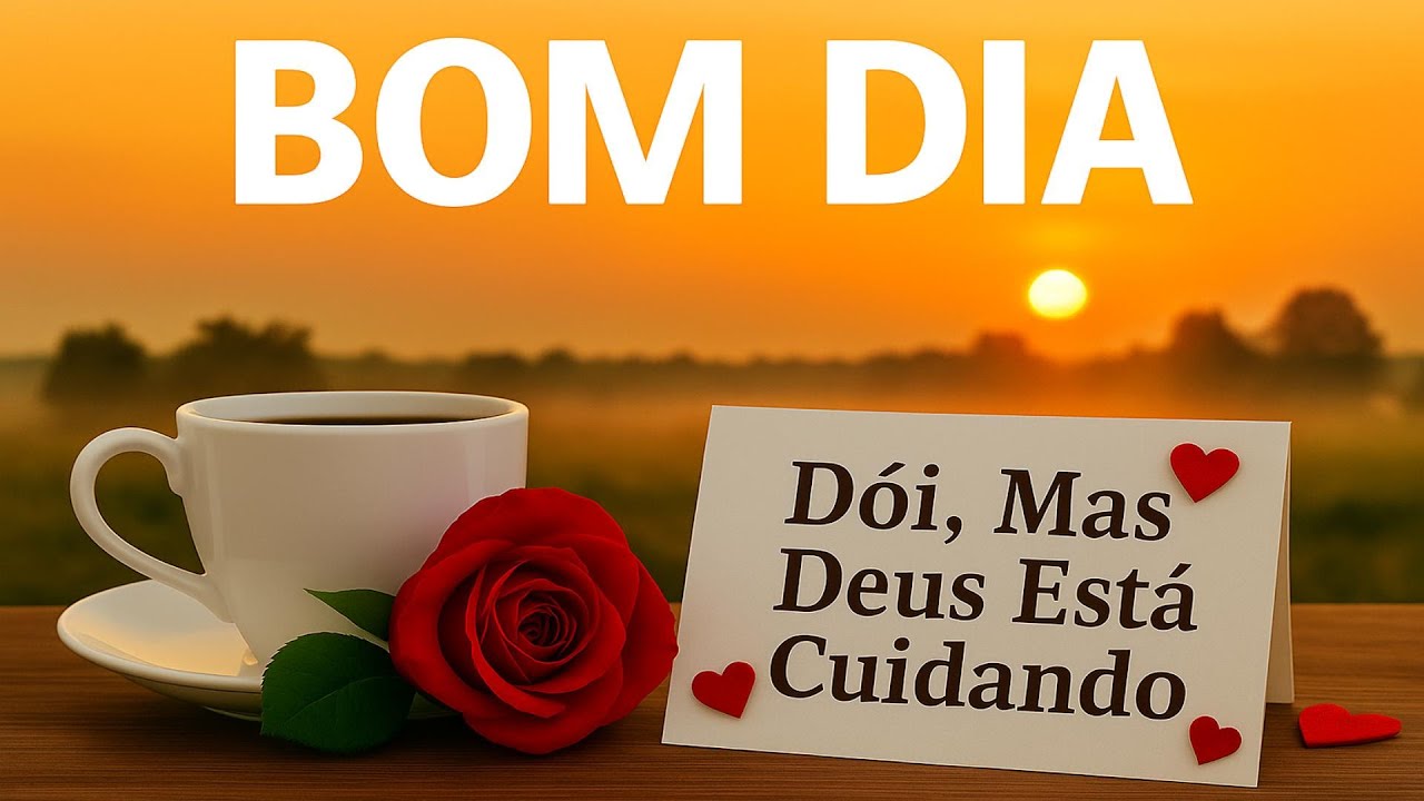 Mensagem de Bom Dia e Reflexão - Dói, Mas Deus Está Cuidando