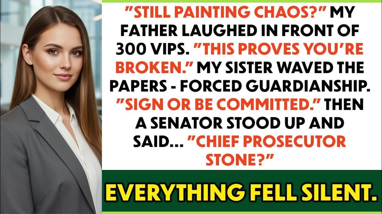 During Merger Gala, Dad Mocked My Crazy Art—Frozen When Senator Greeted Me: 