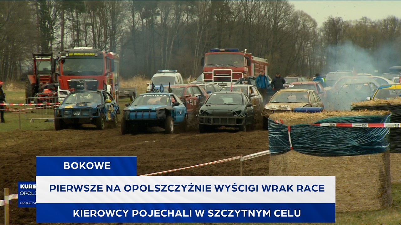 Pierwsze na Opolszczyźnie wyścigi Wrak Race. Kierowcy pojechali w szczytnym celu