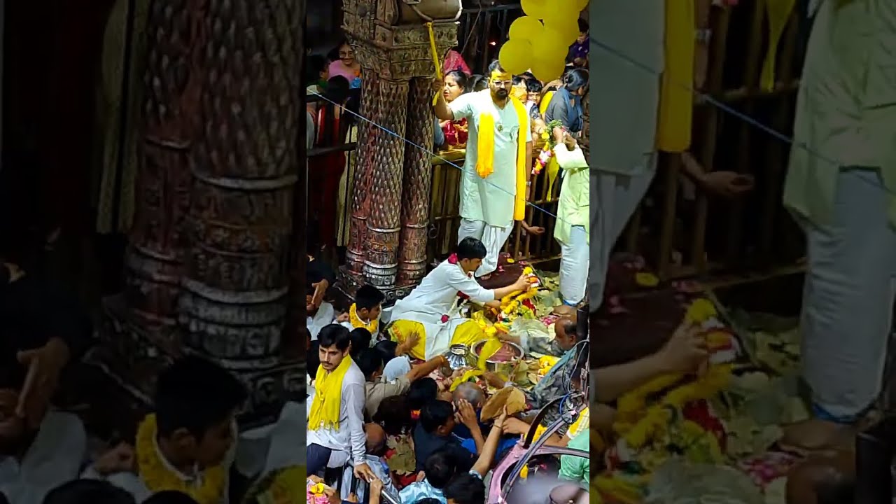 बांके बिहारी जी में भक्तों की भीड़#vairalvideo #ternding #bankebihari #youtube 🙏🌹