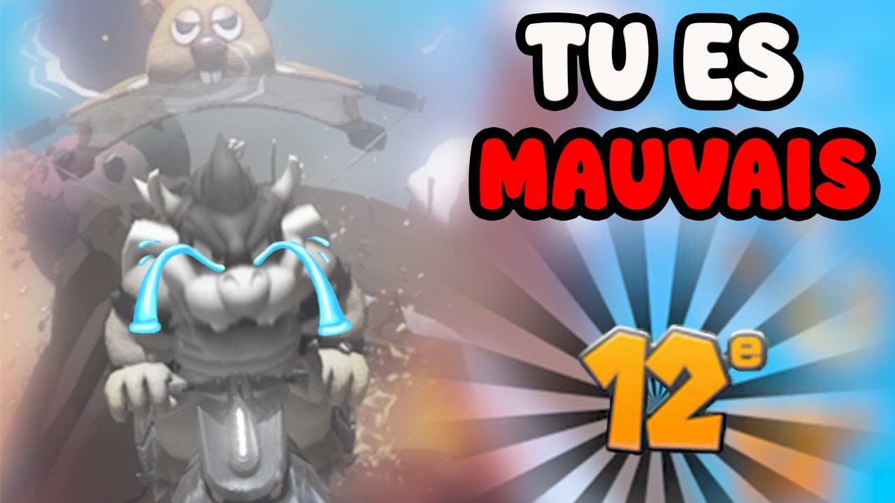 TU ne Sais PAS PLANER dans Mario Kart