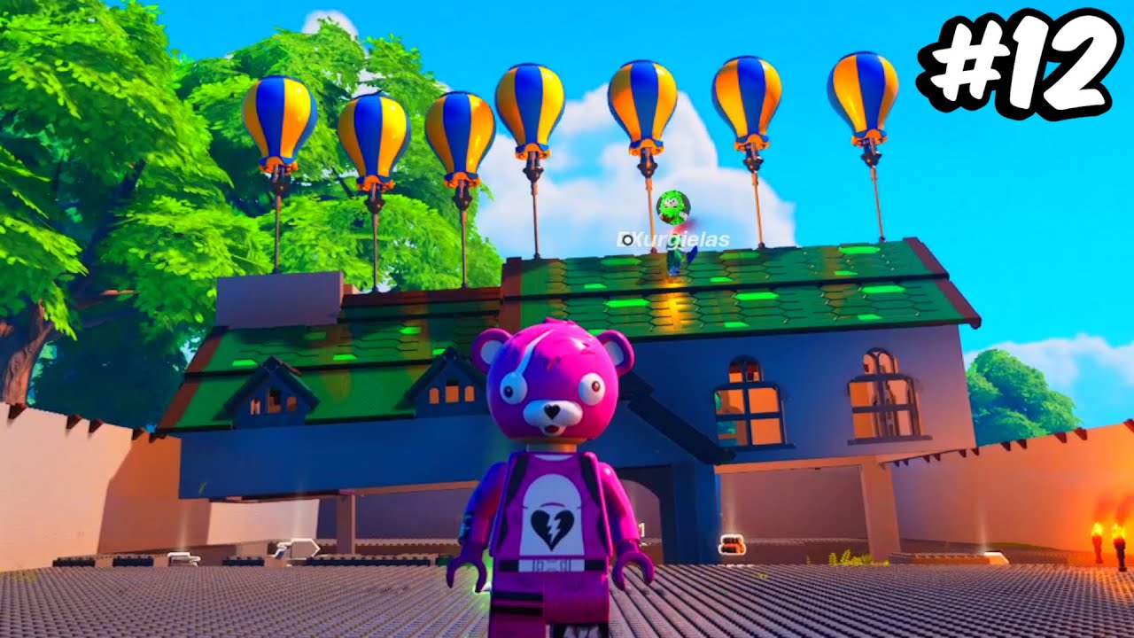HICE VOLAR LA CASA DE MI AMIGO 😂 LEGO FORTNITE #12