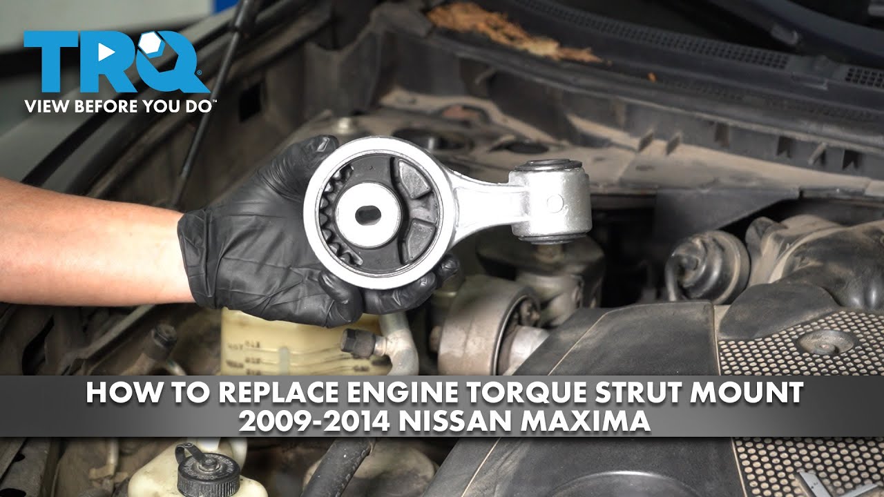 Как заменить опору стойки амортизатора двигателя Nissan Maxima 2009-2014