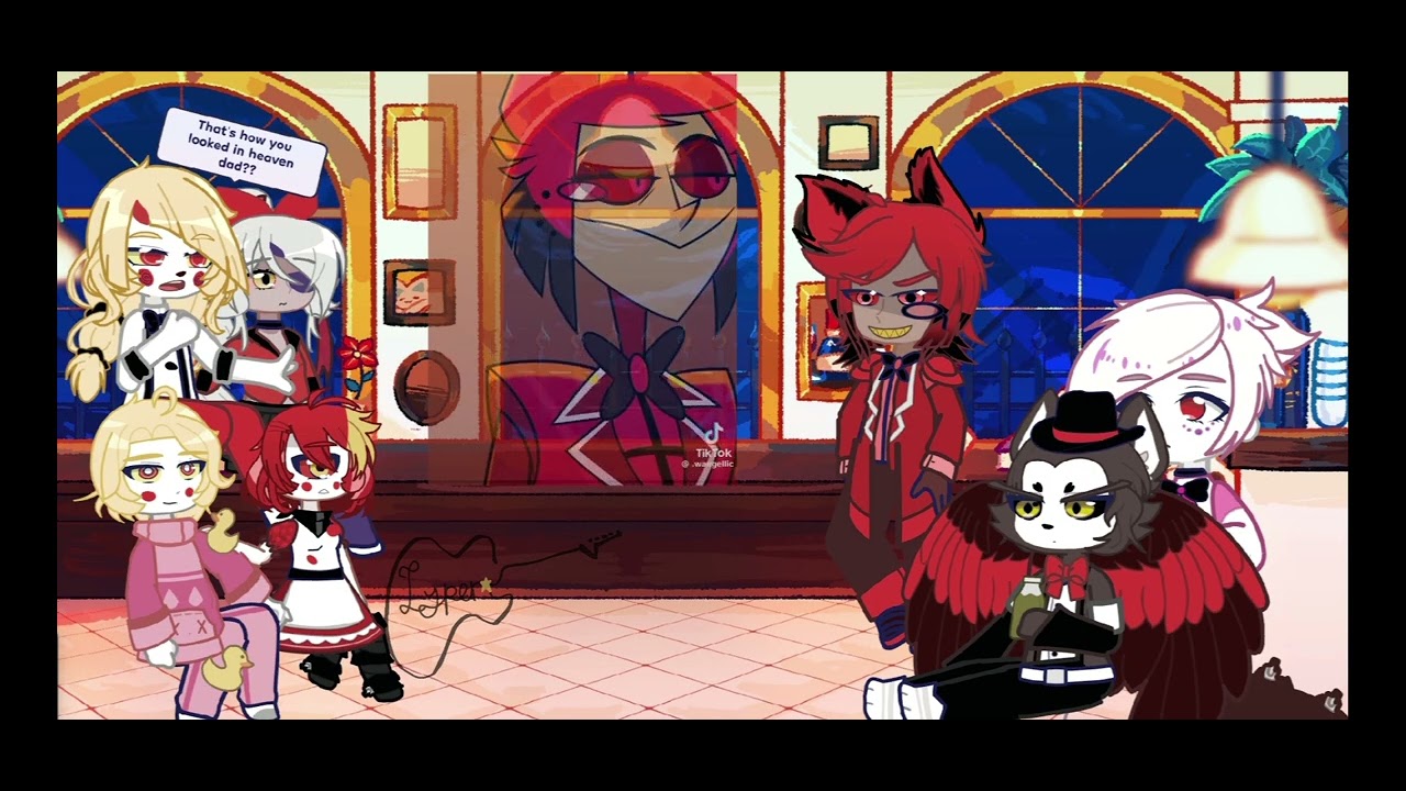 Hazbin Hotel reacts to Radioapple||Requested by @Kenmayakao||put on ×2||