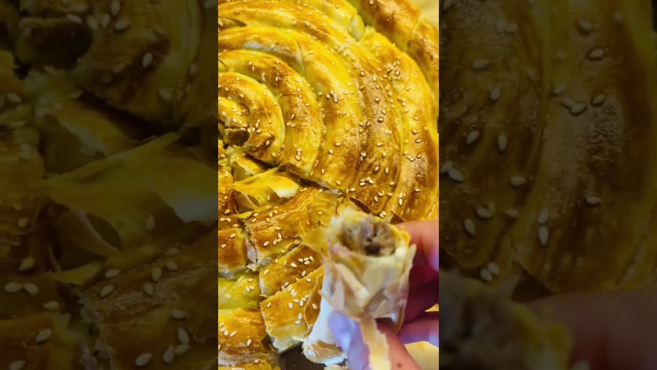 Турік берегі Сырты кытырлак, іші жумсак🔥🔥🔥#борек #быстроетесто #cookingrecipe #recipe 