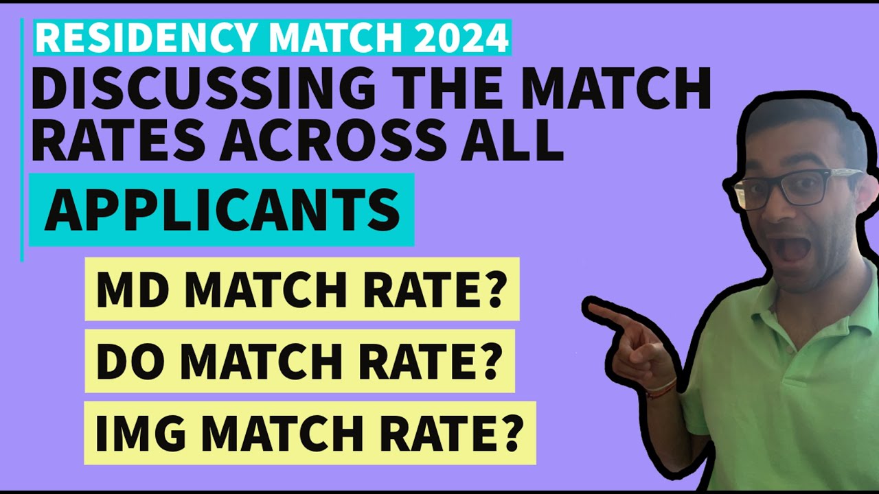Decoding the Match: The Truth About Match Rates for MD, DO, and IMG Students (2024 Data!)
