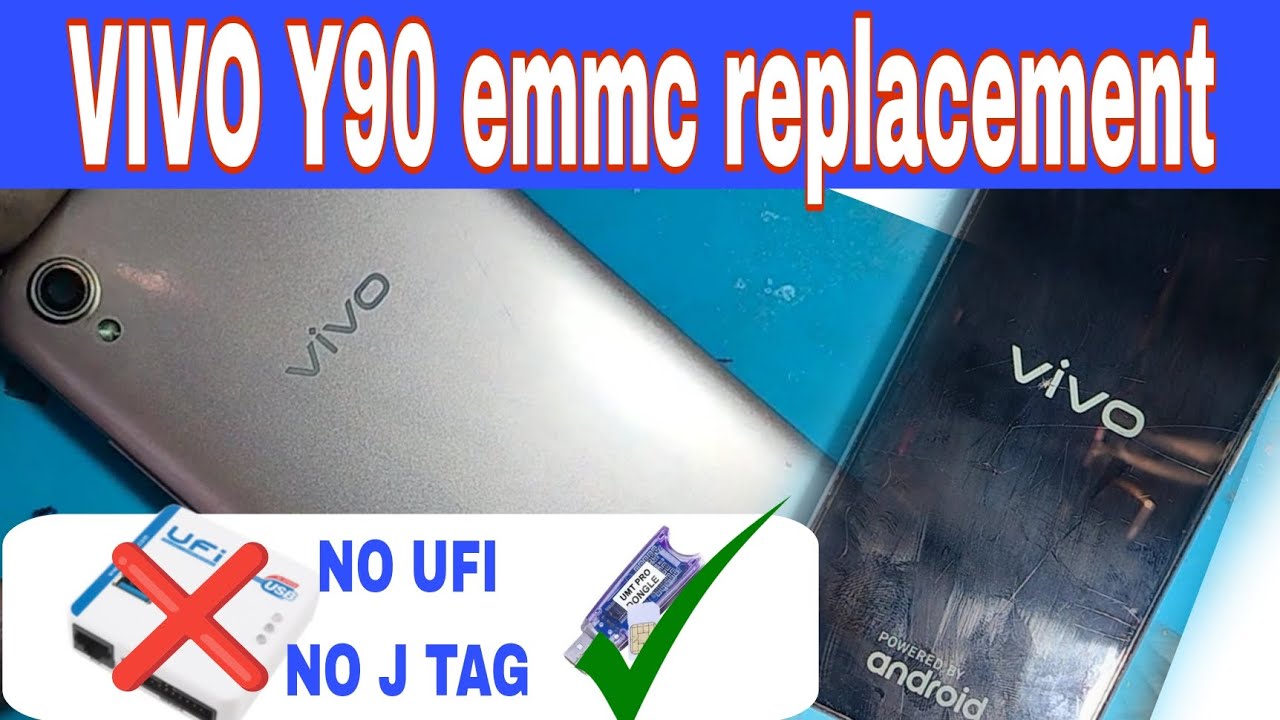 VIVO Y90, Y91, Y93, Y95 MTK  | EMMC REPLACEMENT WITHOUT ANY BOX | ONLY FREE SOFTWARE USED
