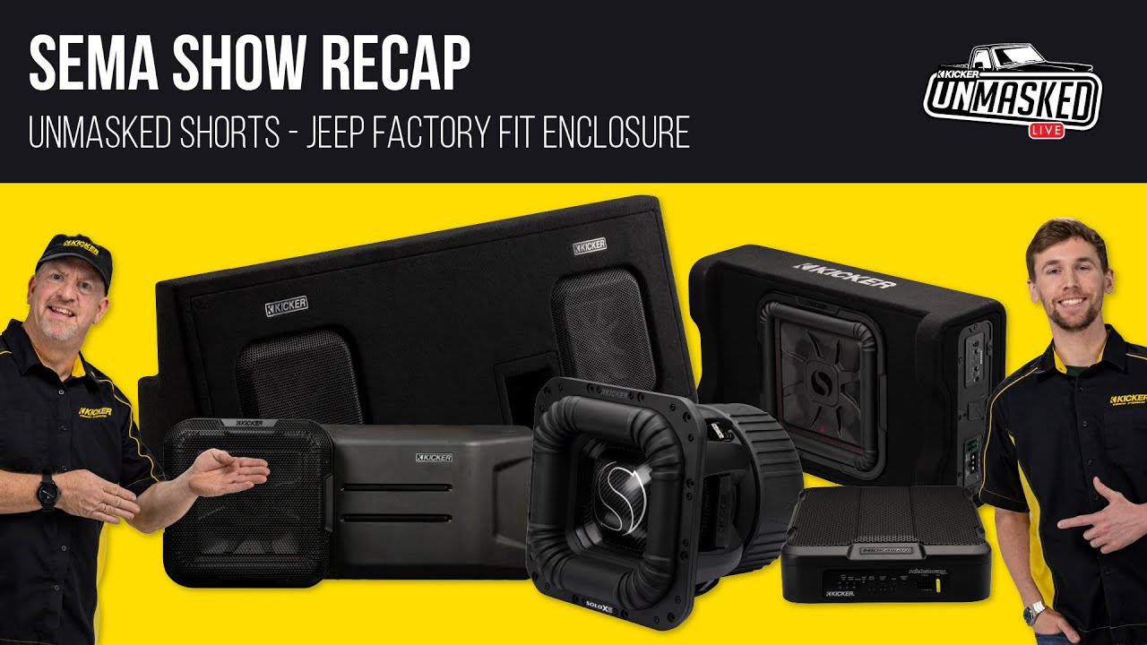 KICKER UnMasked Short - Ep 171 - Jeep Factory Fit Enclosure