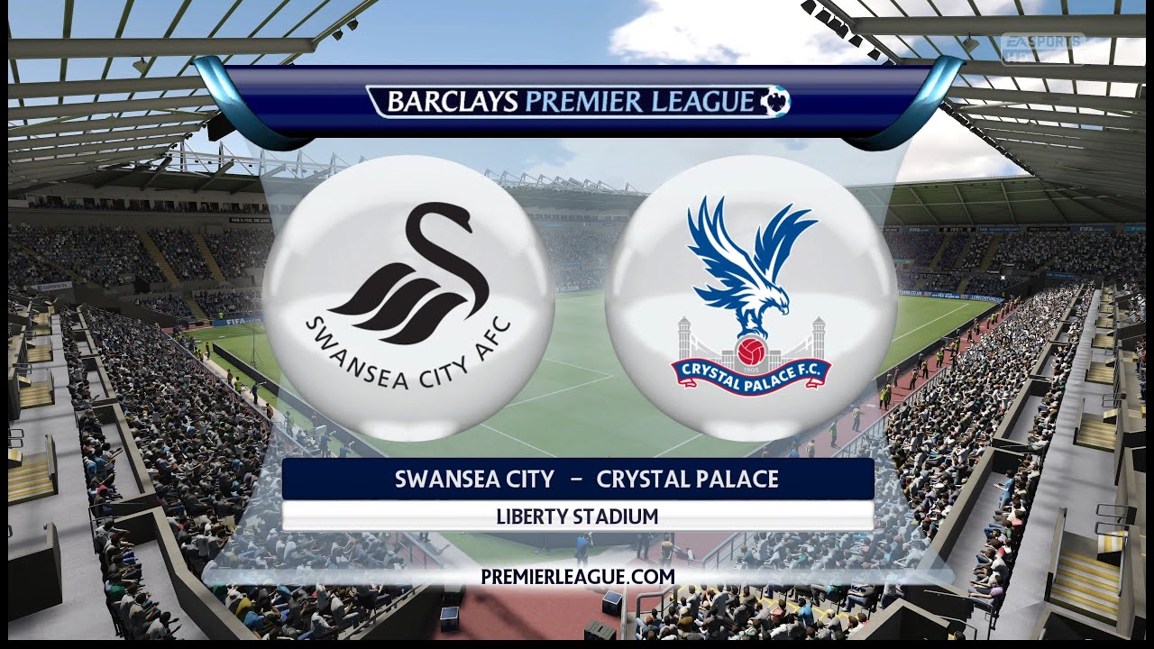 Fifa 15 Чемпионат Англии третий тур Swansea City - Crystal Palace