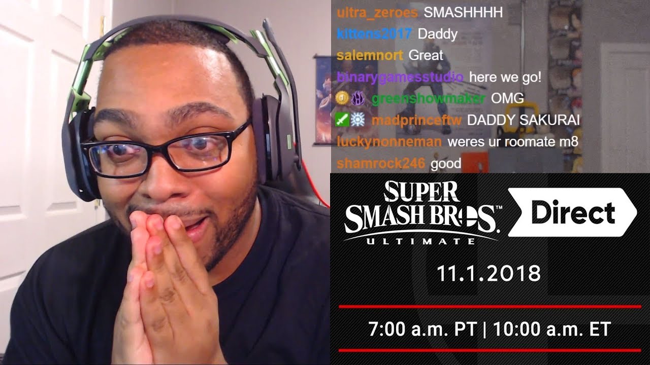Super Smash Bros. Ultimate Direct - FULL REACTION (11.1.2018)