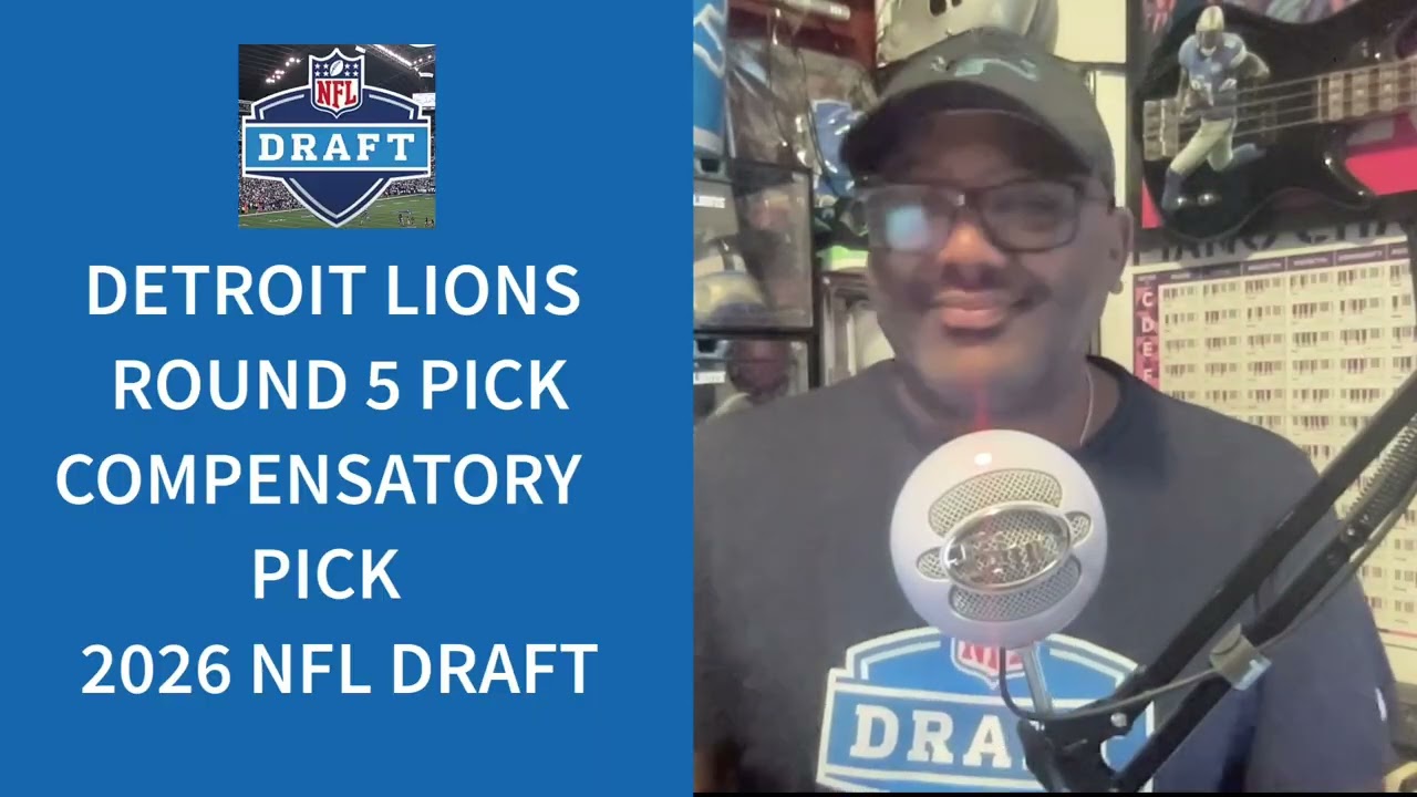 DETROIT LIONS 2026 NFL DRAFT PART 2 rounds 5 through 7