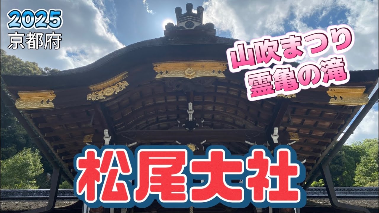 【行った気分】松尾大社と山吹まつり Matsuo Taisha and Yamabuki festival