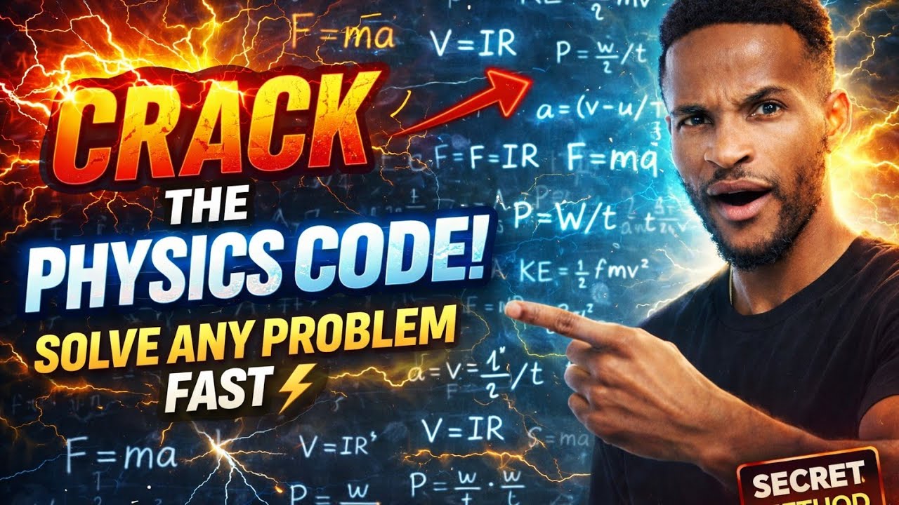 CRACK THE PHYSICS CODE: A Simple Method to Solve Any Problem.