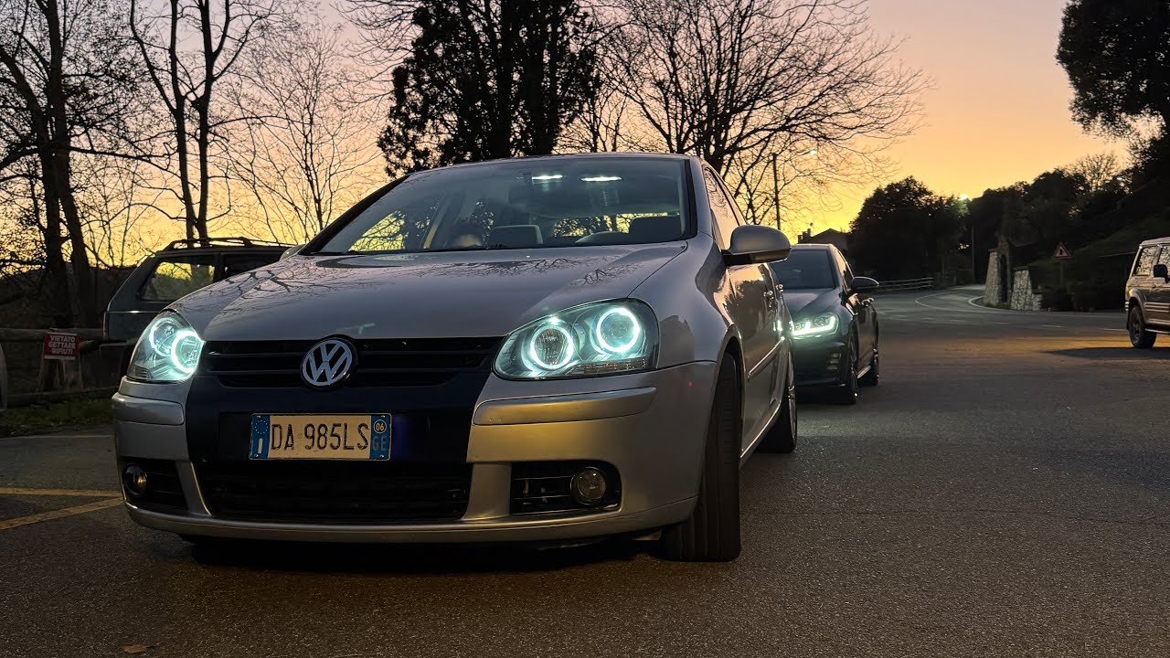 VW GOLF 5 2.0 TDI POV SUNSET DRIVE (PURE TURBO FLUTTER SOUND)