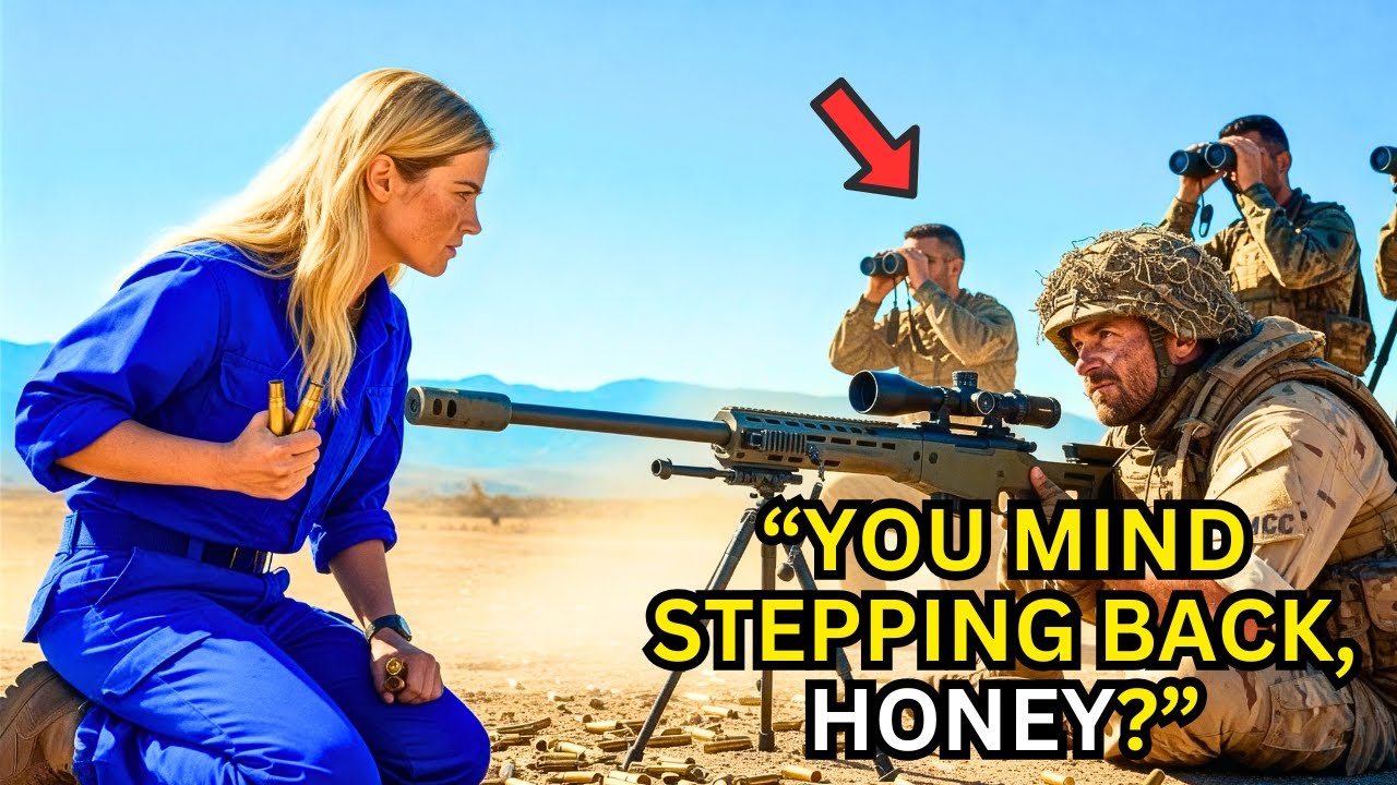 She Was Just Picking Up Brass — Until a US Marine Sniper Challenged Her to Hit 4,000 Meters