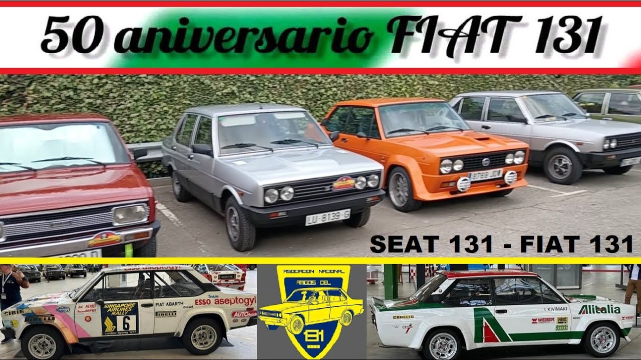 ✅Seat 131 y 50 Aniversario del Fiat 131 1974-2024. #fiat131 #seat131