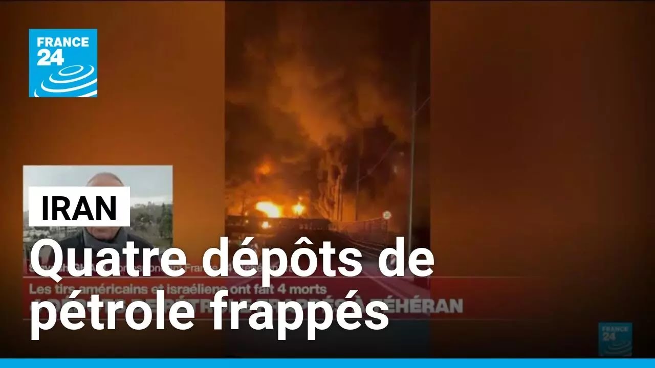 Quatre dépôts de pétrole frappés : une pluie acide est tombée sur Téhéran • FRANCE 24
