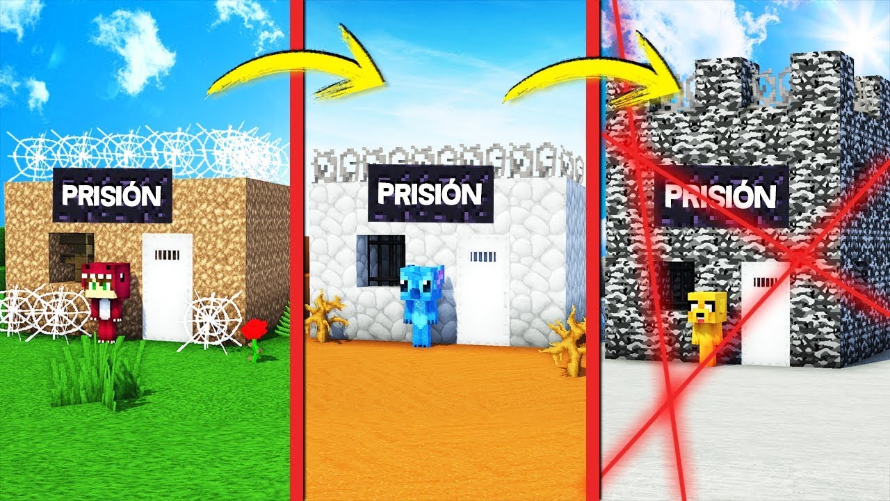 ¡PASAMOS DE PRISIÓN NOOB A PRISIÓN PRO! 😂🚫 ¡NADIE ESCAPA DE LA PRISIÓN MÁS SEGURA DE MINECRAFT!