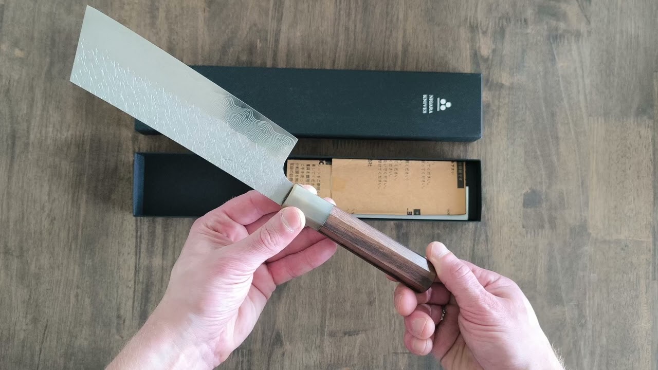 Nigara Hamono SG Strix Buffalo Horn – Nakiri 180mm