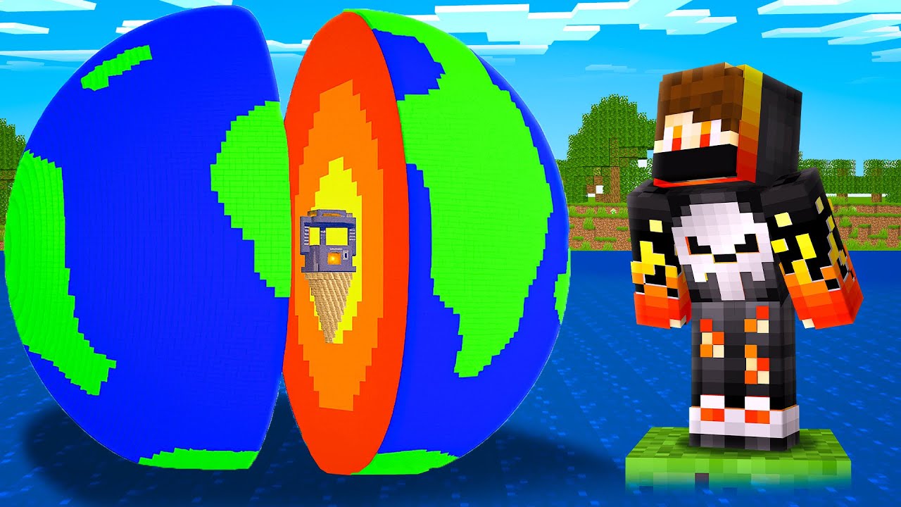 I SPLIT THE WORLD IN HALF TO SEE WHATS ON OTHER SIDE !!!