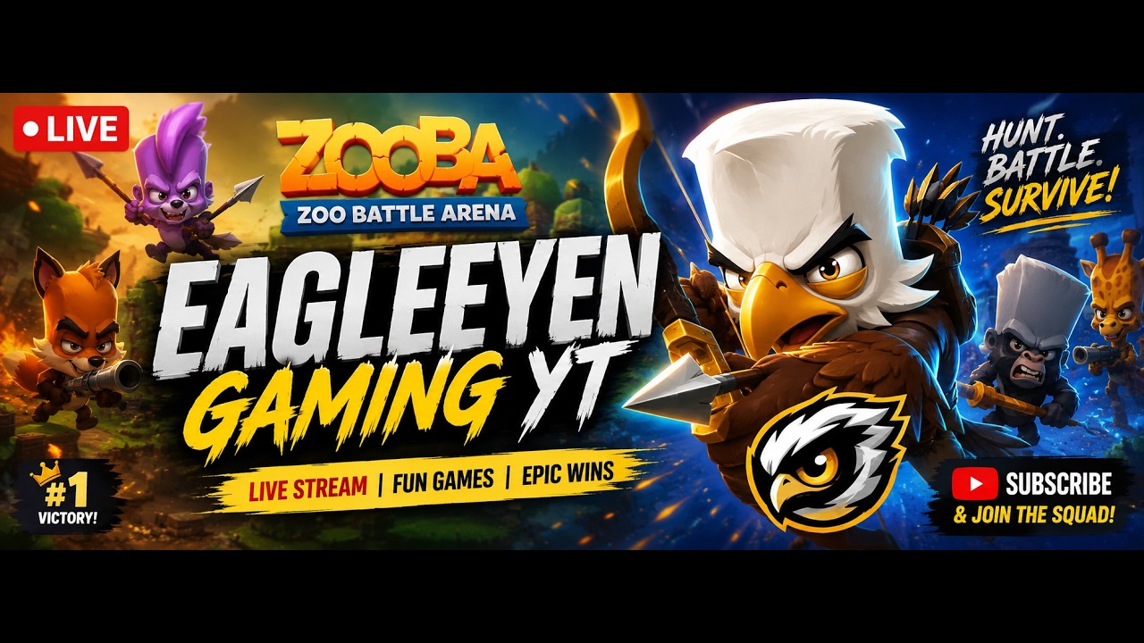 zooba live playing with squard #gaming #zoobafreeforall #zoobalive