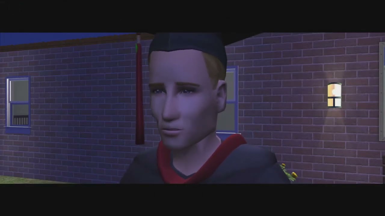 sims 2 Dustin broke graduates from university