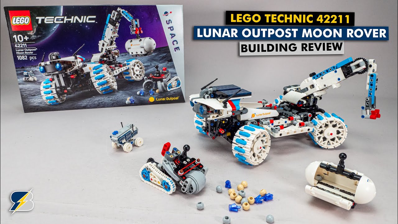 LEGO Technic 42211 Lunar Outpost Moon Rover review - good build, questionable branding