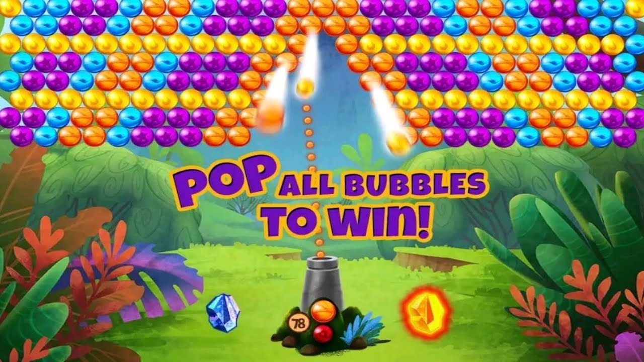Vulcan pop bubble shooter | match & shoot gameplay | colour matching game