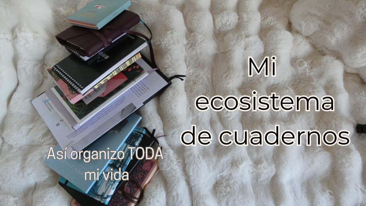 Mi ecosistema de libretas: así me organizo para tener TODA mi vida en orden