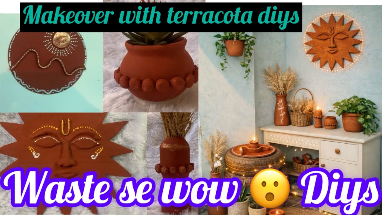 Waste Se Wow! 😍 Terracotta Look DIY | Copy Paste Ideas ❌ | Budget Friendly Home Decor