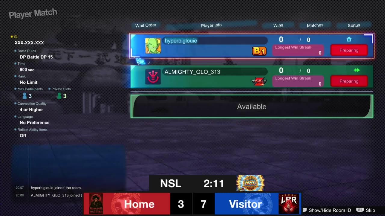 NSL (Saiyan Order vs LPR)
