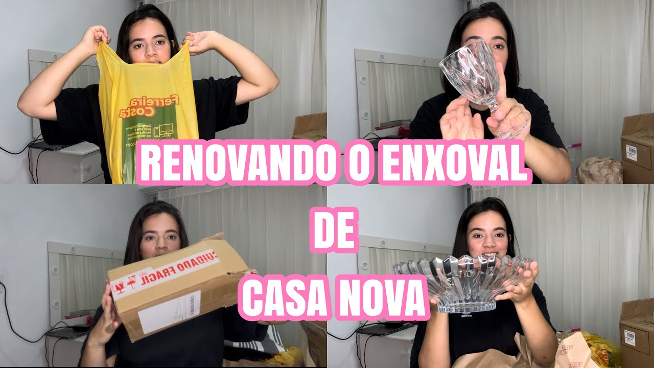RENOVANDO MEU ENXOVAL DE CASA NOVA 💖🏠