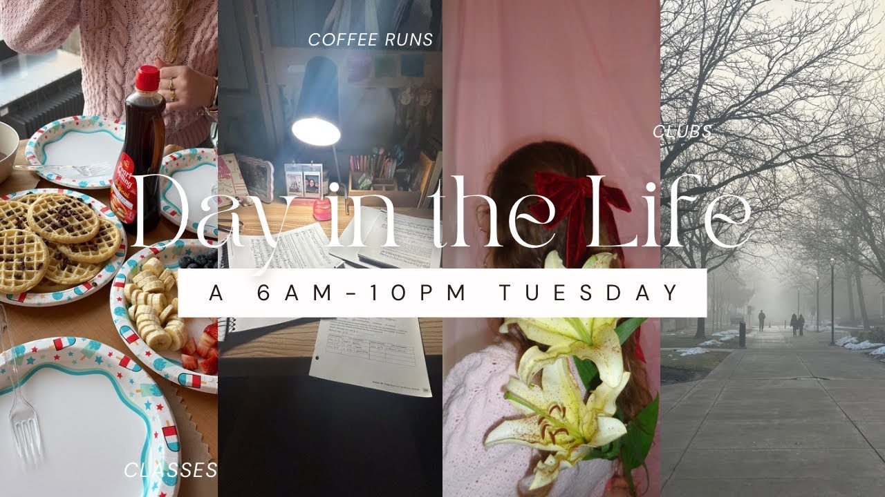 busy day in my life | coffee runs, classes, bible study 
