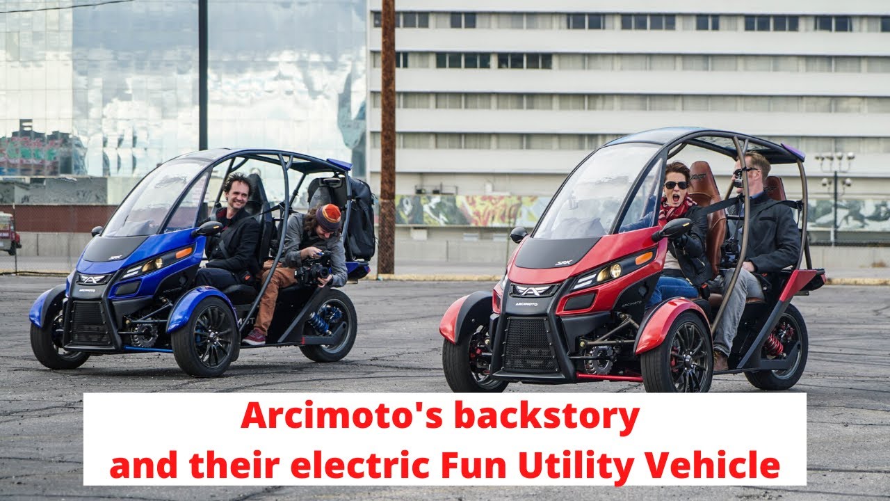 Arcimoto's backstory and their electric Fun Utility Vehicle
