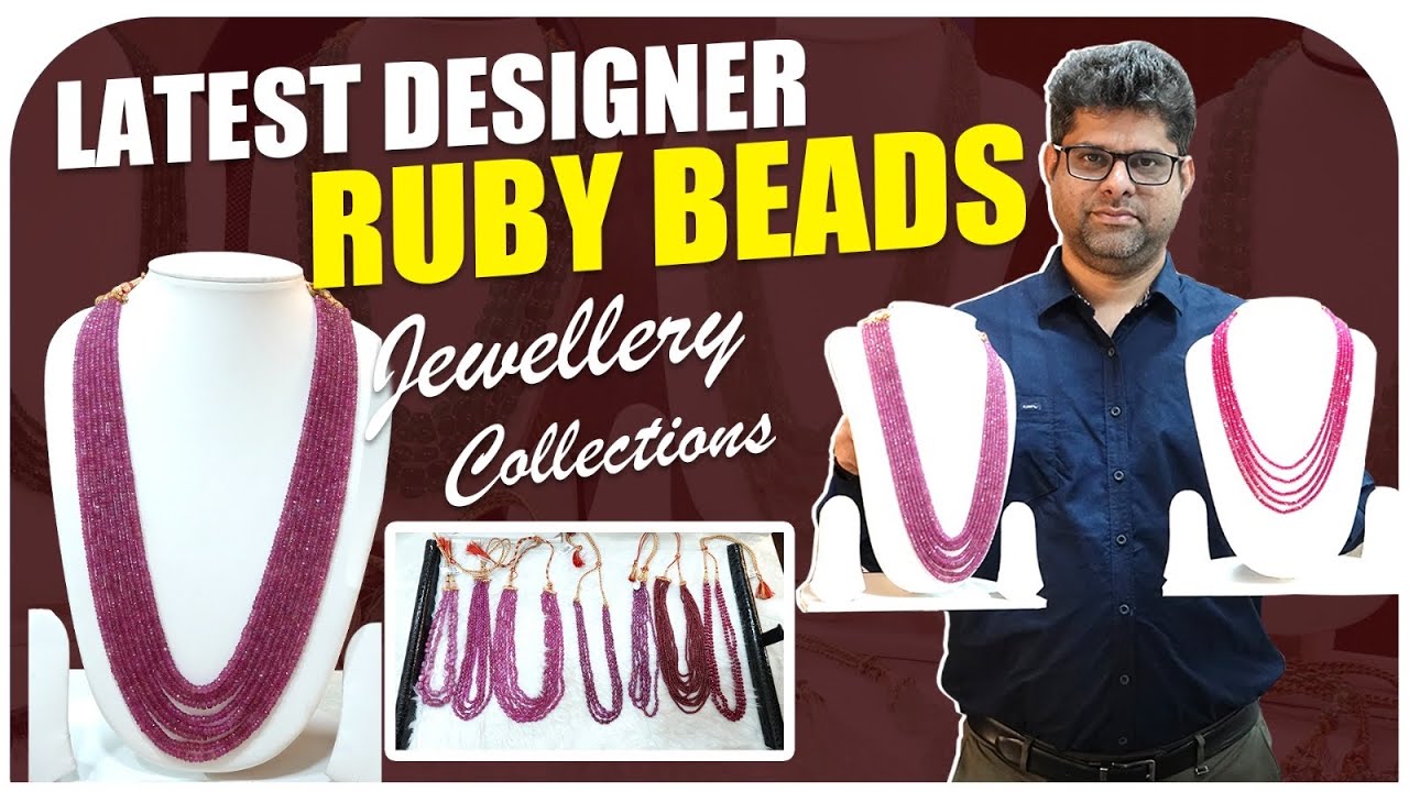 Ruby Beads Latest Collection From Shine Diamonds #shinediamonds #beads #pearls