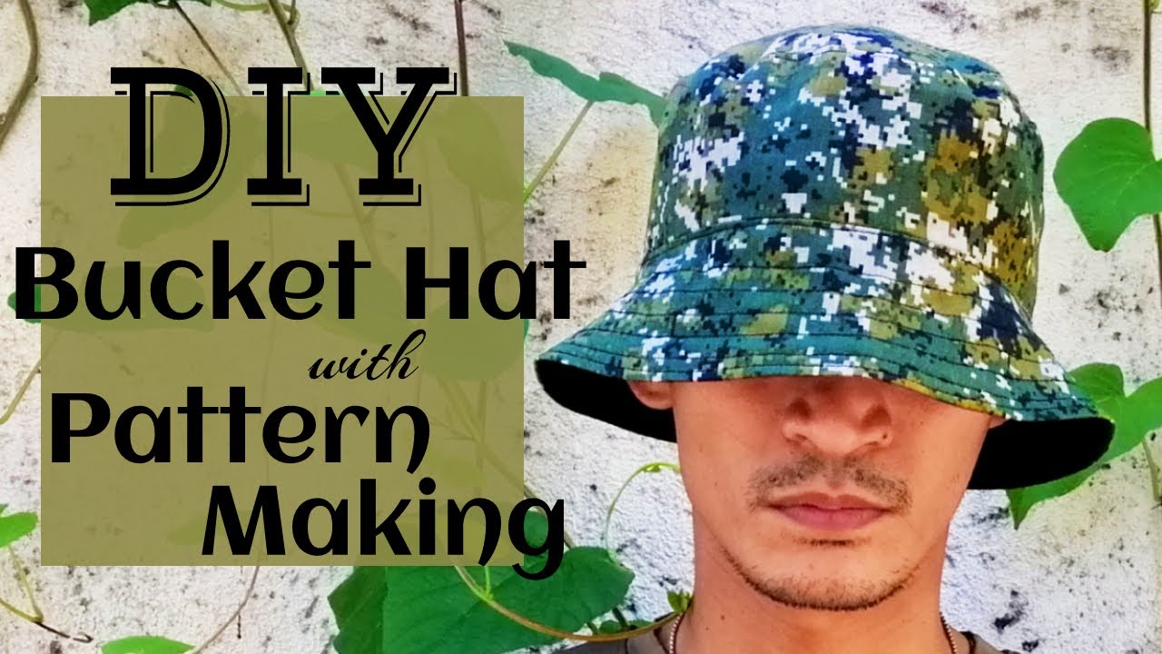 DIY | HOW TO MAKE A BUCKET HAT from SCRATCH | Paano gumawa ng bucket hat (with pattern making)