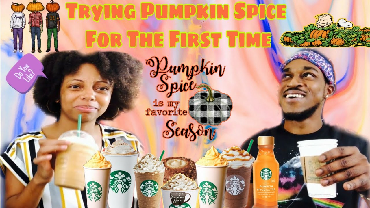 WE TRY PUMPKIN SPICE FOR THE FIRST TIME!! IS IT OVERRATED?? #OCTOBERFEST