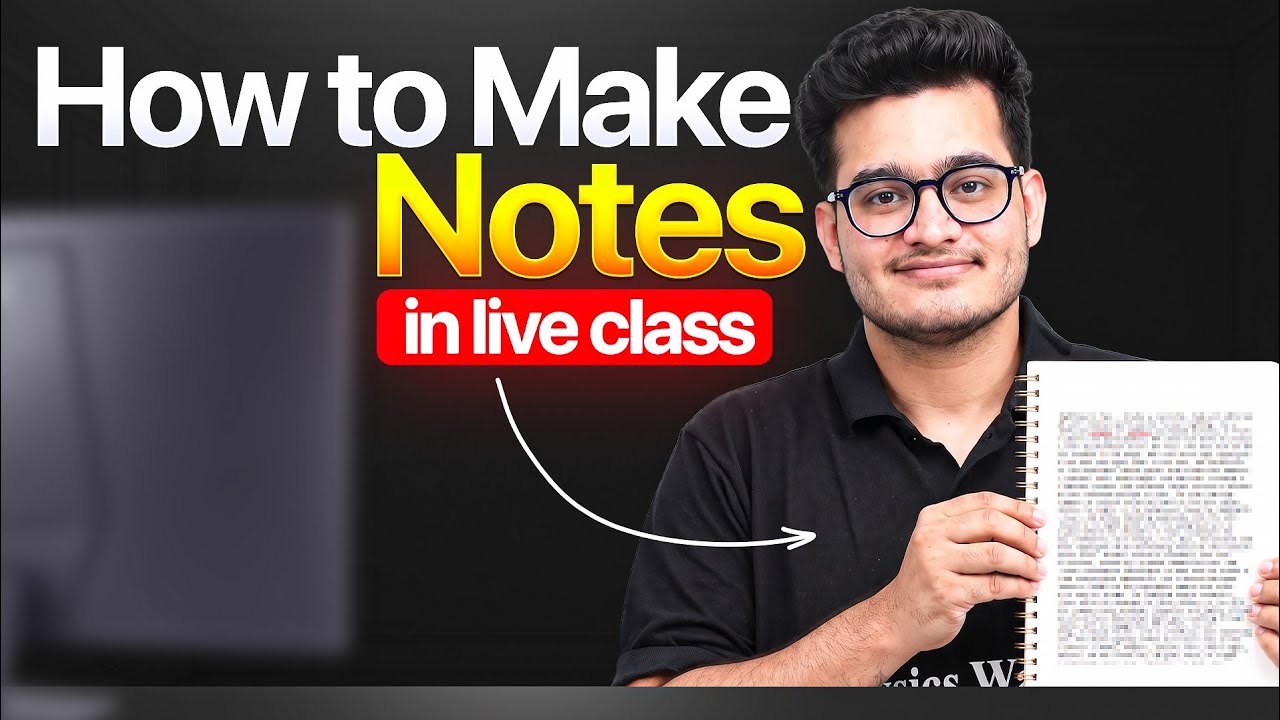 How to Make Notes in LIVE Class? | NEET Aspirants Must Watch!🔥