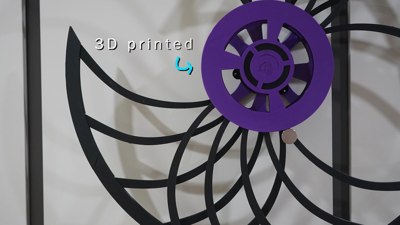 Making a DIY Kinetic Sculpture Art with Spring Mechanism using 3D Printer (Monarch, Kinetic Art)