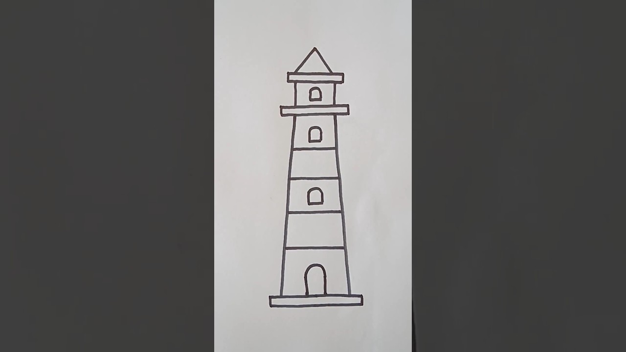 How to draw a Lighthouse