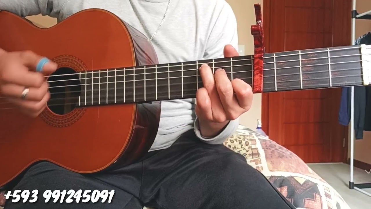 No Llores Ojos bonitos 😭😍// música Cayambeña // para tocar en guitarra// Tutorial// Patricio chamba