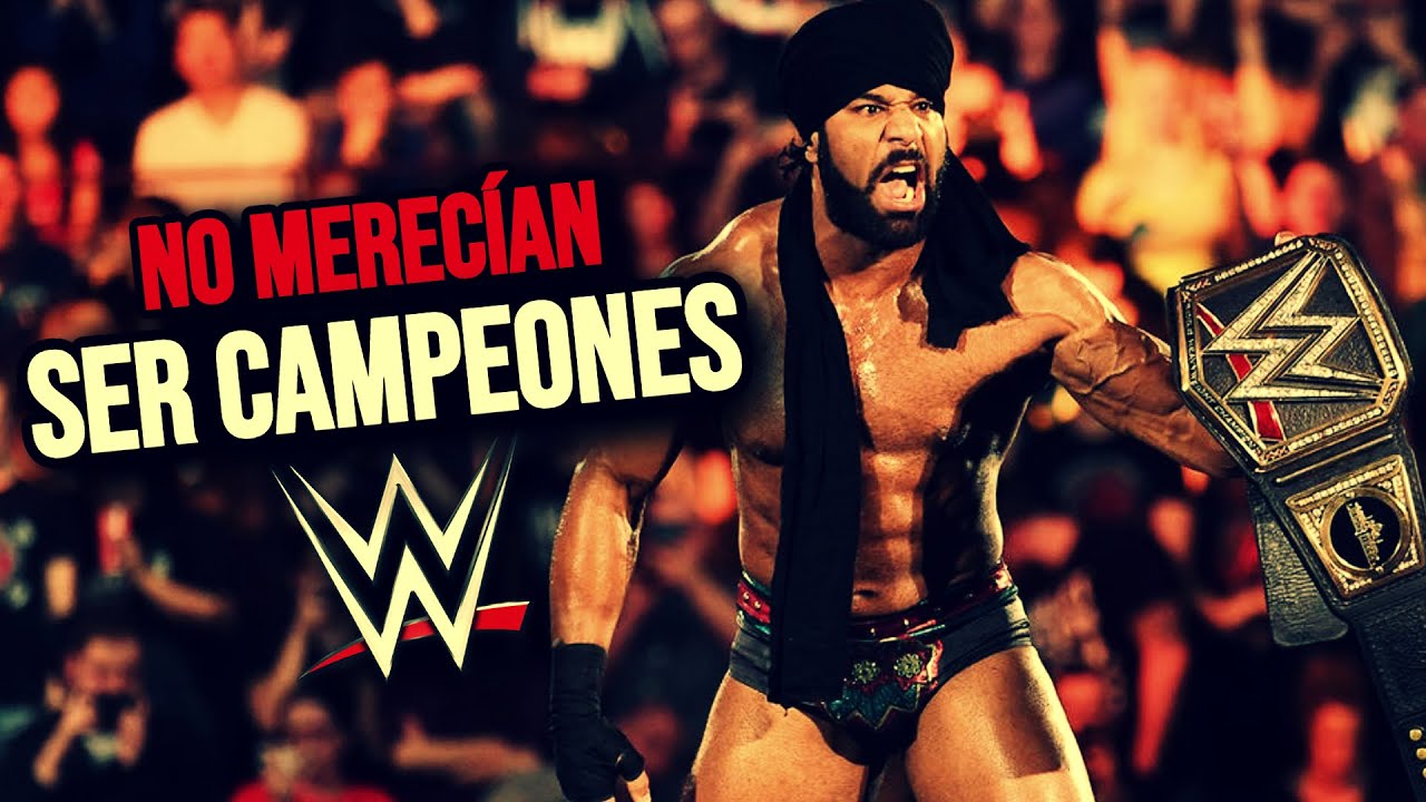 LOS 5 LUCHADORES QUE NUNCA DEBIERON GANAR EL CAMPEONATO DE WWE 😠