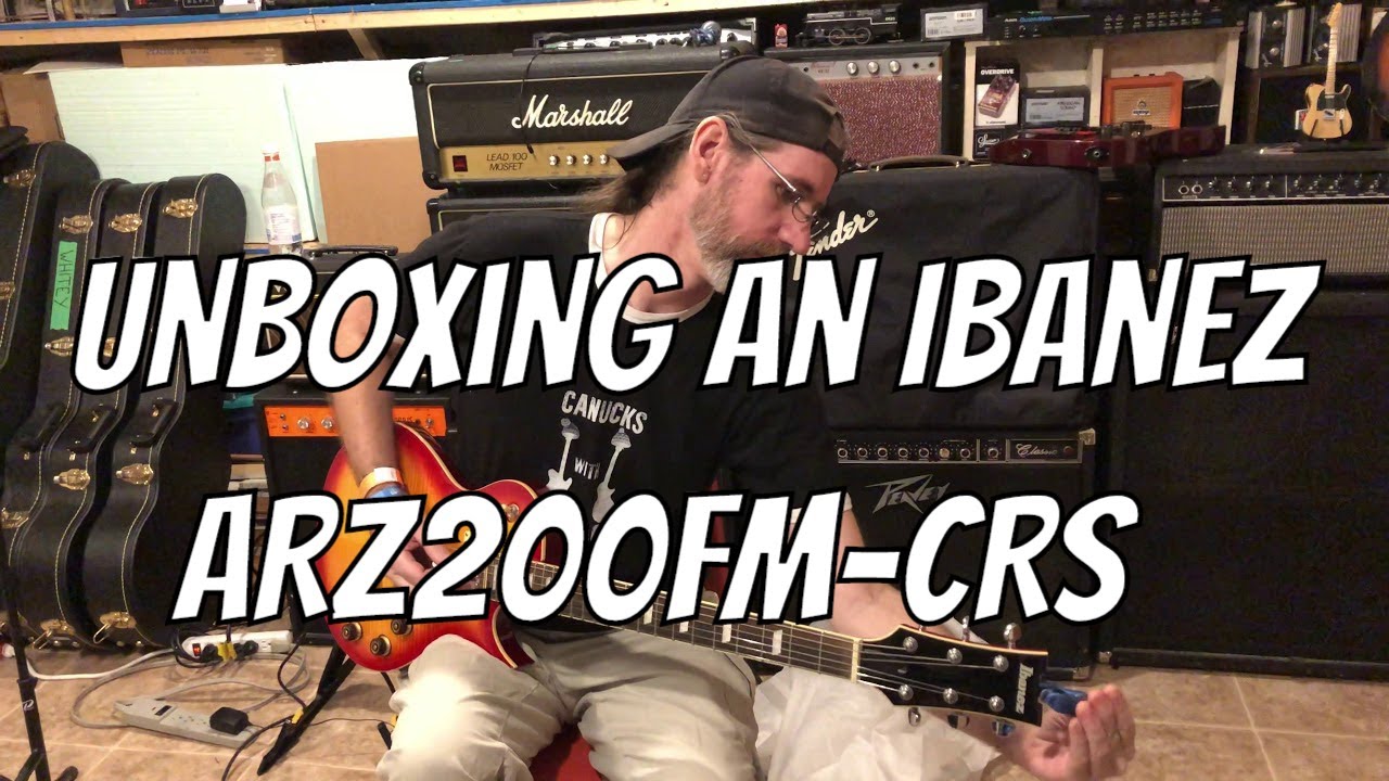 Unboxing an Ibanez ARZ200FM-CRS