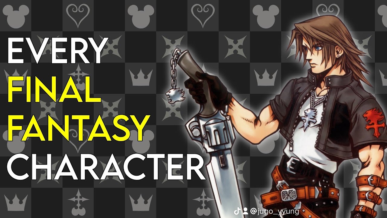 EVERY Final Fantasy Character In Kingdom Hearts…